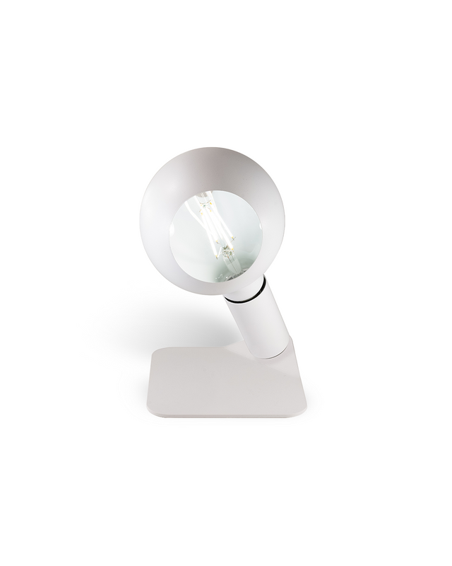 Lampada da tavolo o comodino magnetica bianca